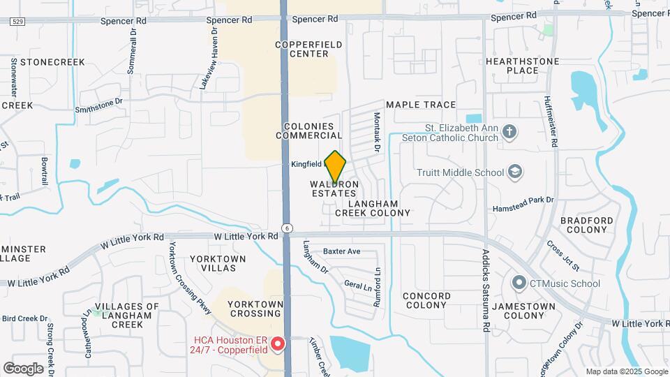 6410 Waldron Dr Map and Location Details