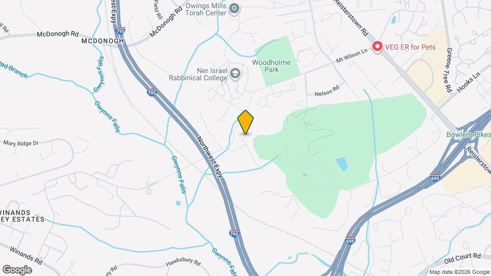 1757 Water Xing Rd Map and Location Details