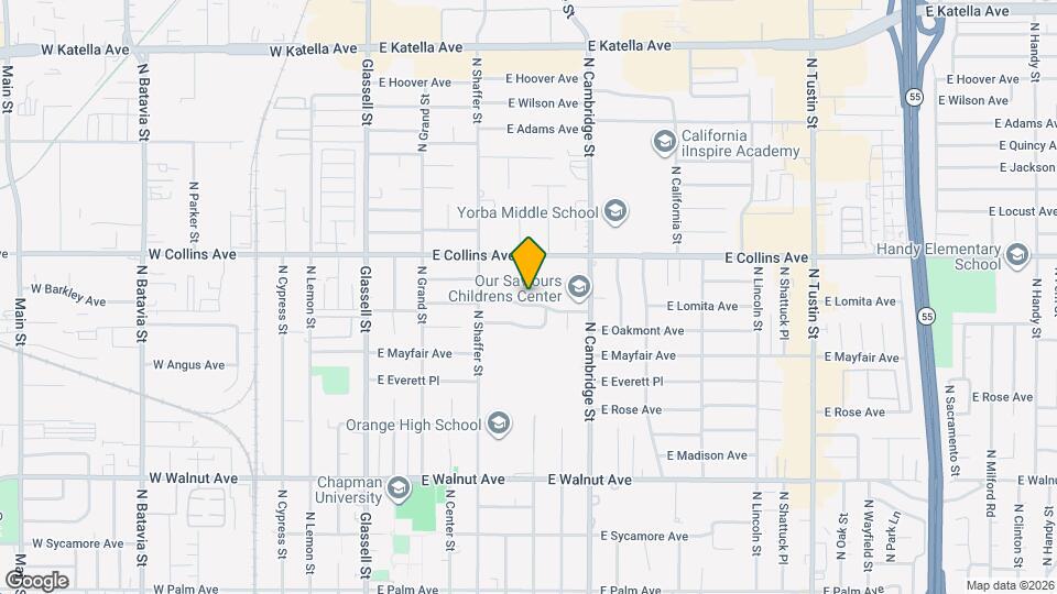 641 E Lomita Ave Map and Location Details