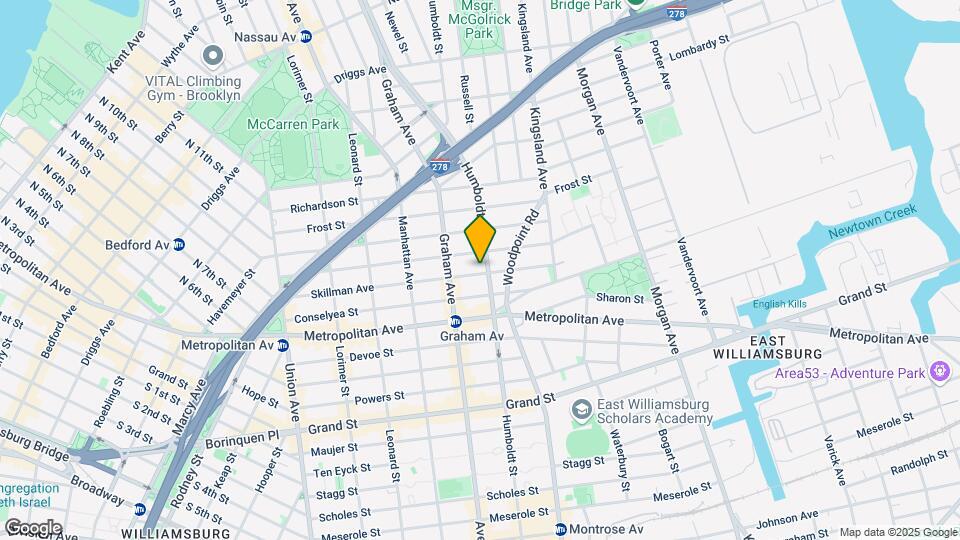 407 Humboldt St Map and Location Details