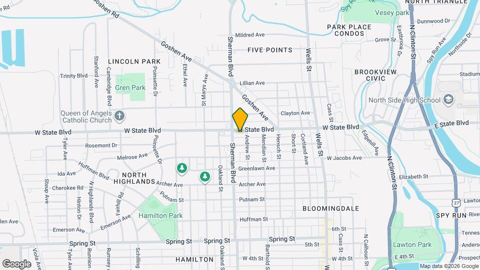 817 W State Blvd Map and Location Details