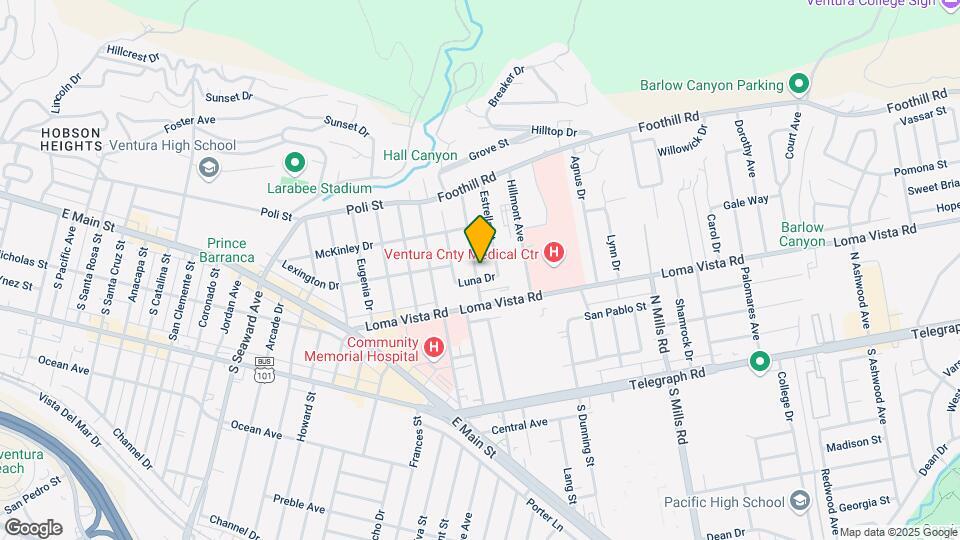 254-264 N Dos Caminos Ave Mapa y Detalles de la Ubicación