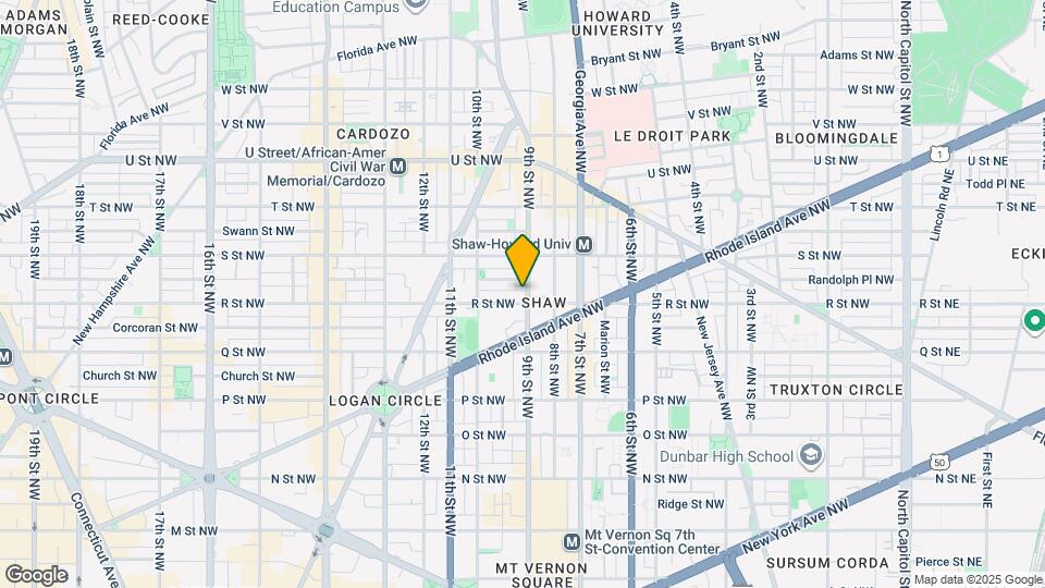 901 R St NW Map and Location Details