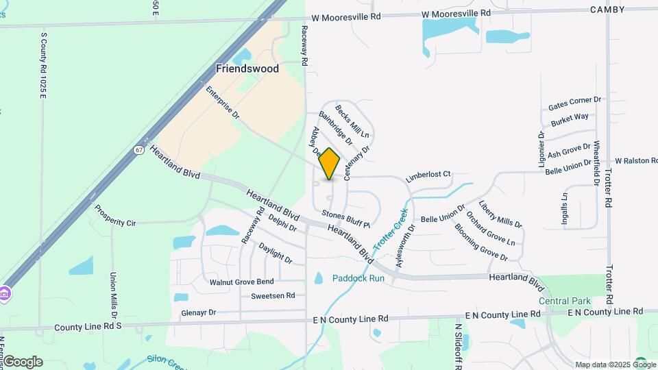 8540 Bluff Point Way Map and Location Details
