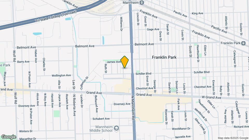10421 Schiller Blvd Map and Location Details