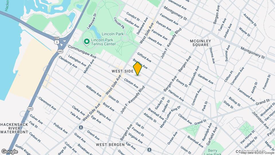 750 Communipaw Ave Map and Location Details