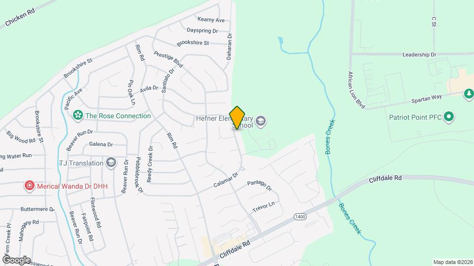 7031 Calamar Dr Map and Location Details