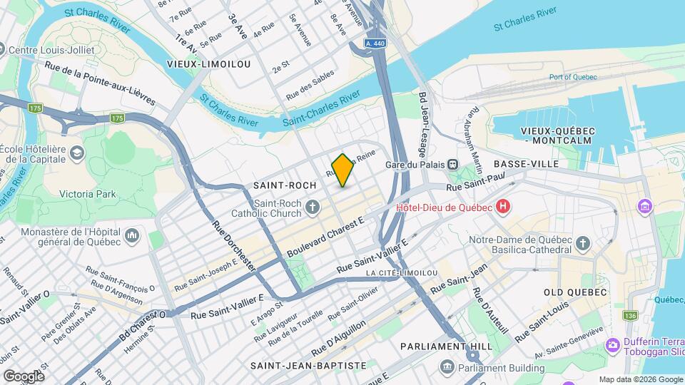 741-743 Du Roi Rue Map and Location Details