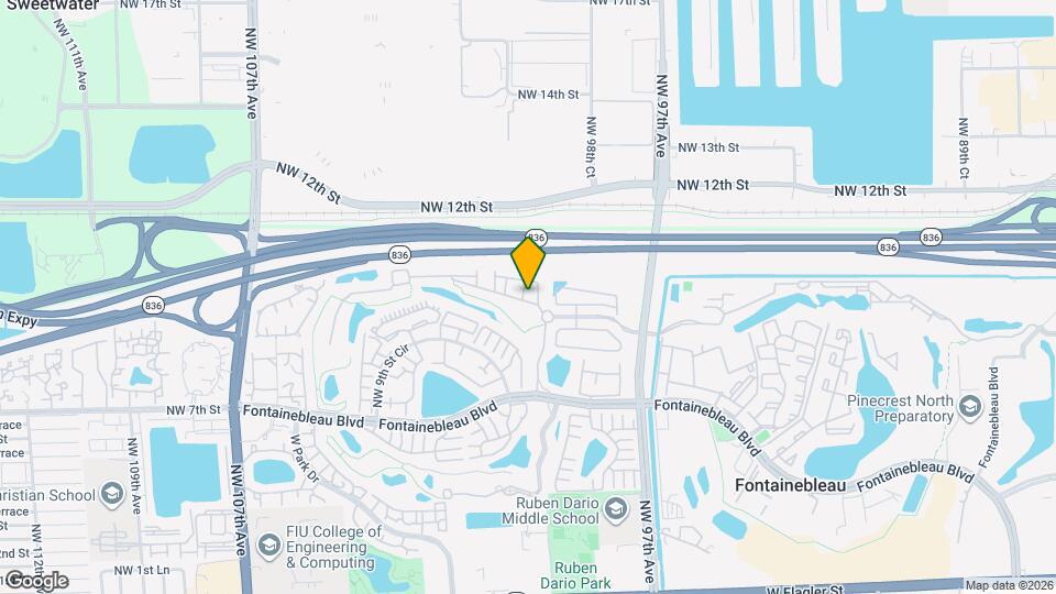 9925 NW 10th St Map and Location Details