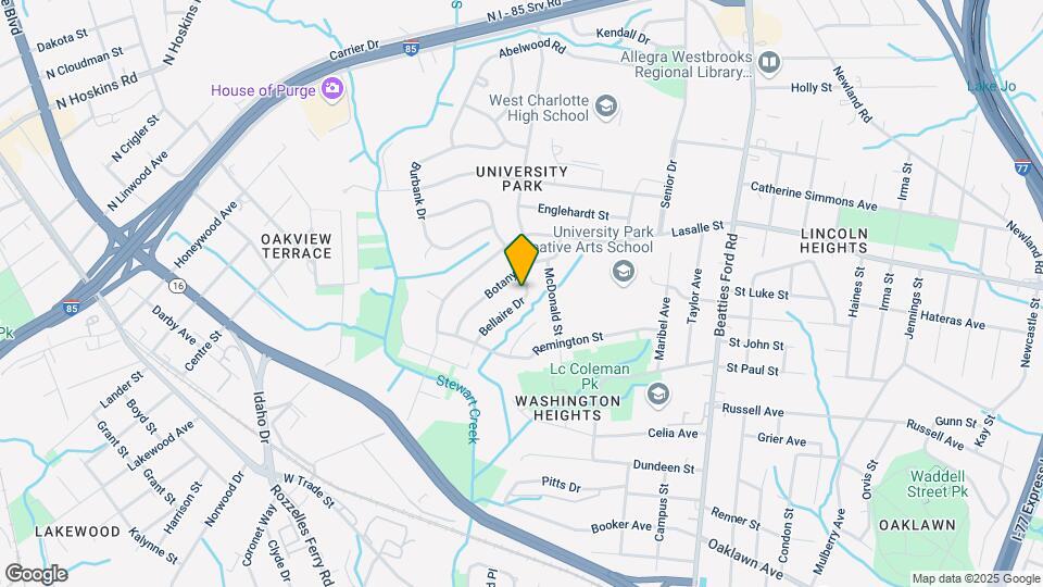 2918 Bellaire Dr Map and Location Details