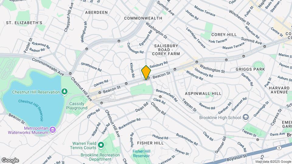 1789 Beacon St Map and Location Details