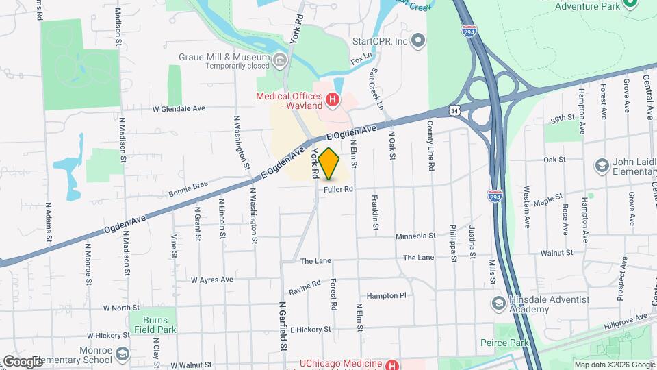 215 Fuller Rd Map and Location Details