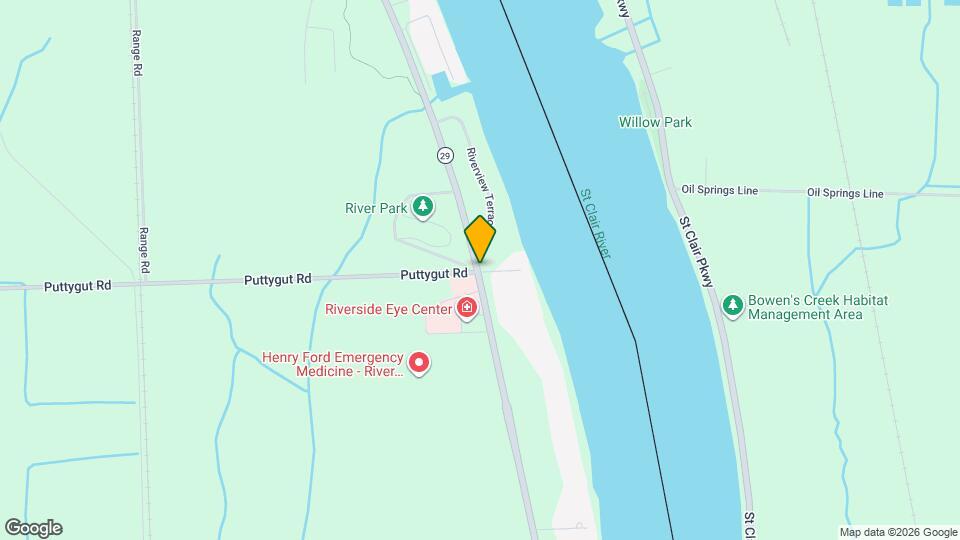 The River Club of St. Clair Map and Location Details