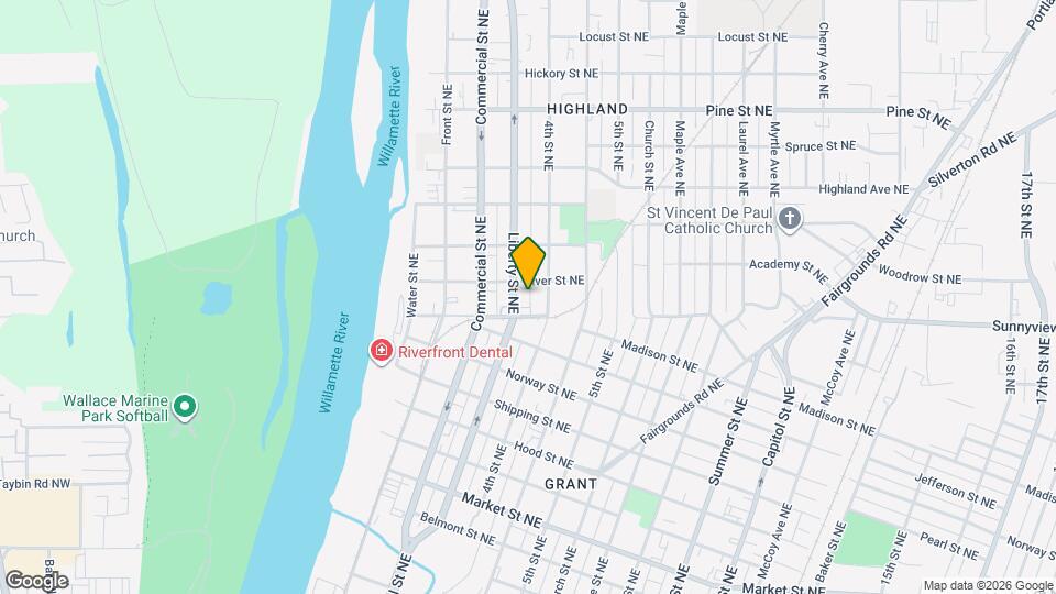 1828 Liberty St NE Mapa y Detalles de la Ubicación