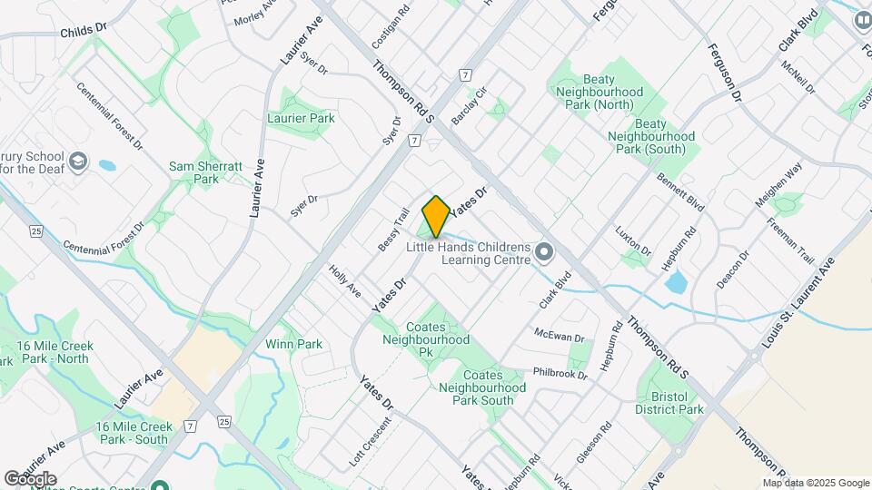 854 Yates Dr Map and Location Details