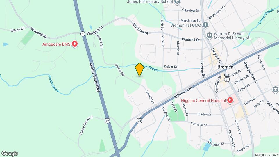 141 Sewell Rd Map and Location Details