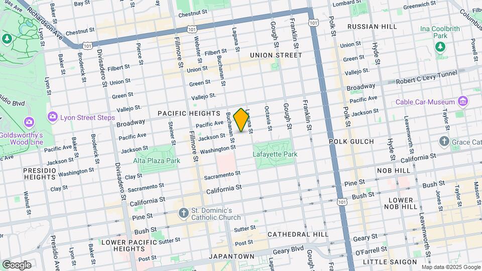 2155-2157 Jackson St Mapa y Detalles de la Ubicación