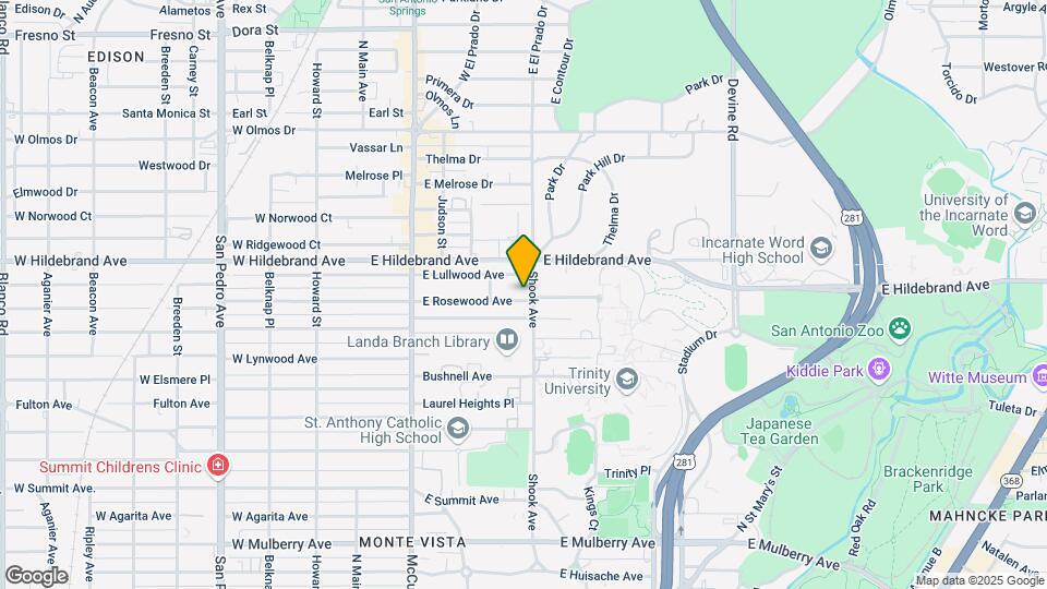 331 E Rosewood Ave Map and Location Details