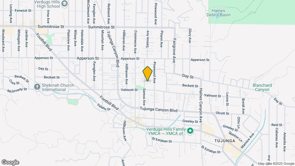 10124 Samoa Ave Map and Location Details
