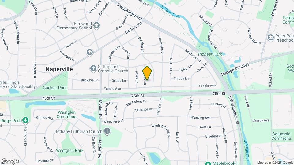 1236 Hercules Ln Map and Location Details