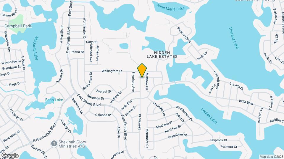 1073 Leeward Dr Map and Location Details