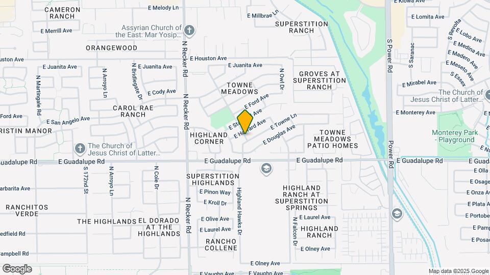 860 S Pheasant Dr Map and Location Details