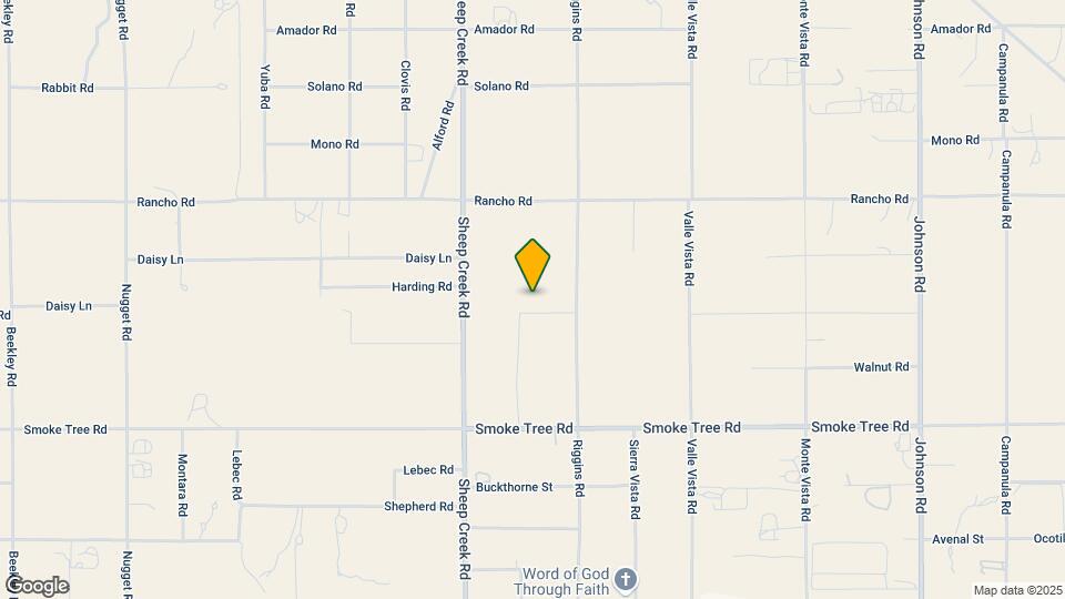 4232 Coyote Rd Map and Location Details
