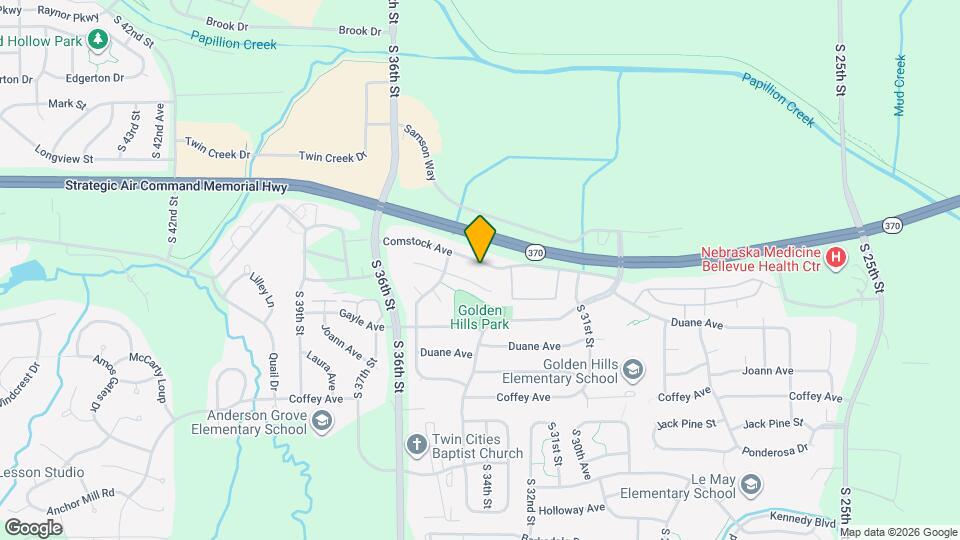 3405 Comstock Ave Map and Location Details