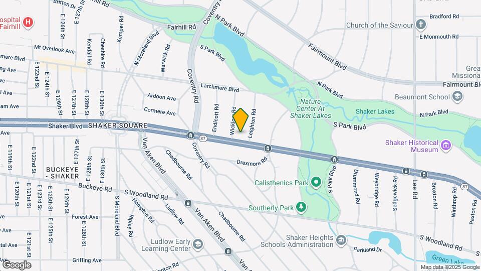 14575 Shaker Blvd Map and Location Details