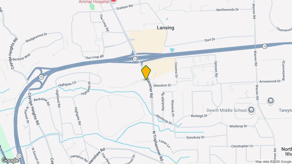 2248 N Triphammer Rd, Unit 2 Mapa y Detalles de la Ubicación