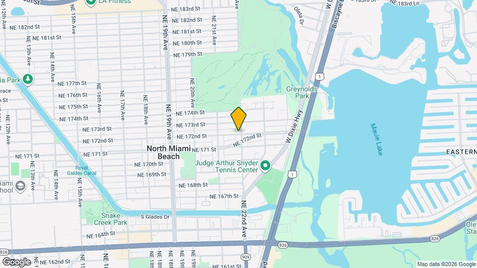 2193 NE 172nd St Map and Location Details