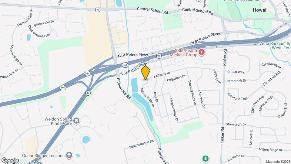 315 Shirley Ridge Dr Map and Location Details