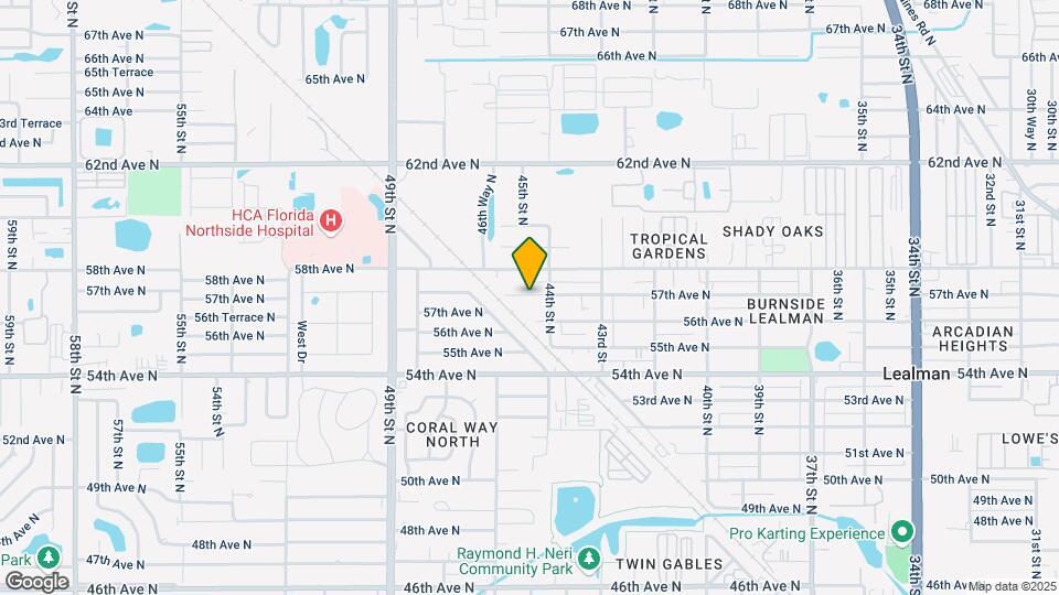 4424 57th Ave N Mapa y Detalles de la Ubicación