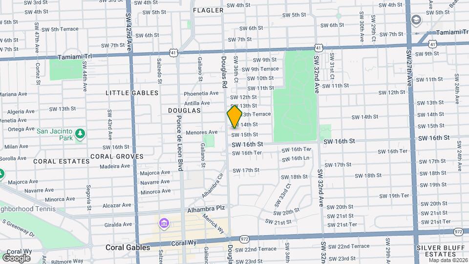 3665 SW 15th St Map and Location Details