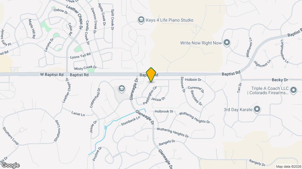 15425 Holbein Dr Map and Location Details