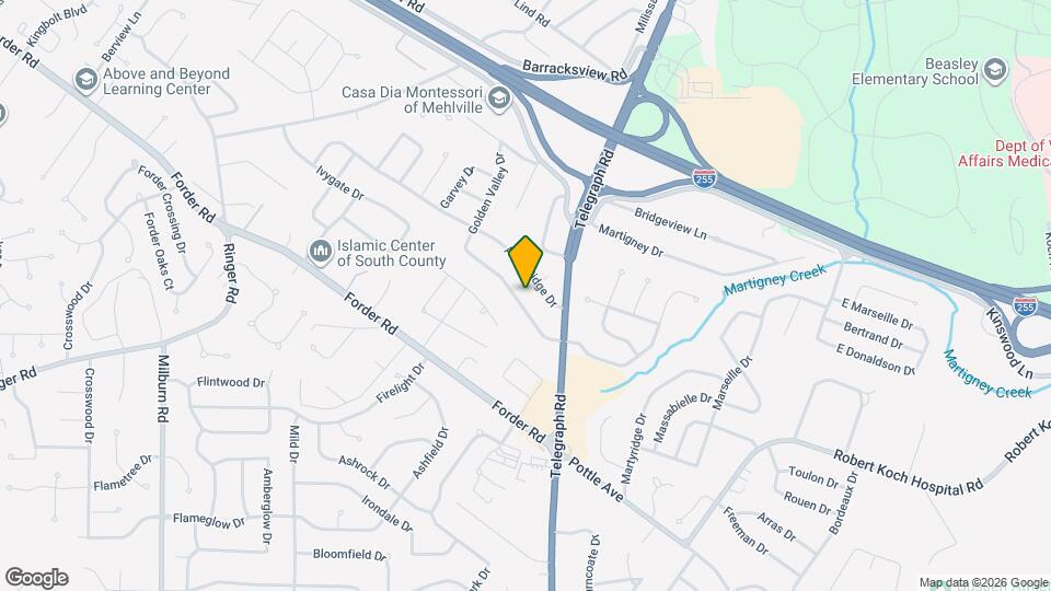 451 Golden Valley Dr Map and Location Details