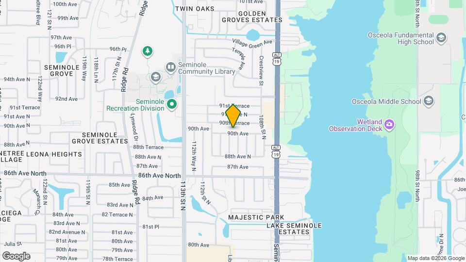 10985 90th Ave Map and Location Details