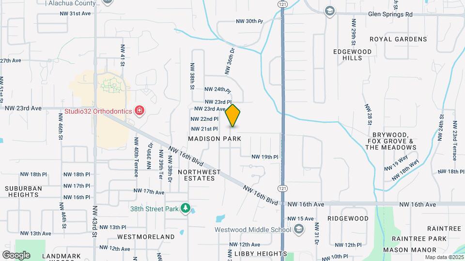 2103 NW 36th Ter Map and Location Details