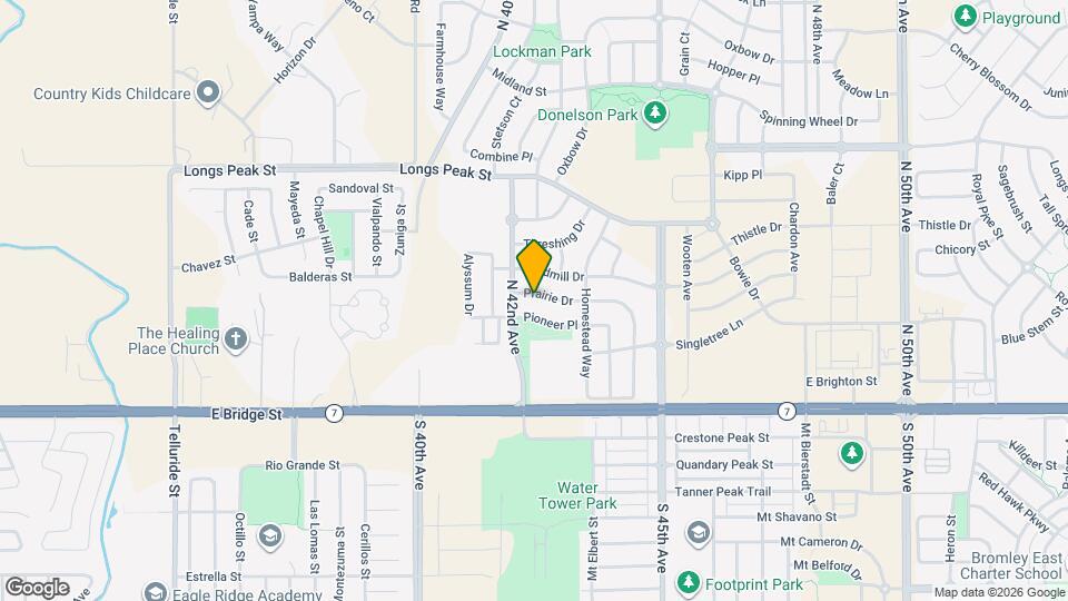 4222 Prairie Dr Mapa y Detalles de la Ubicación