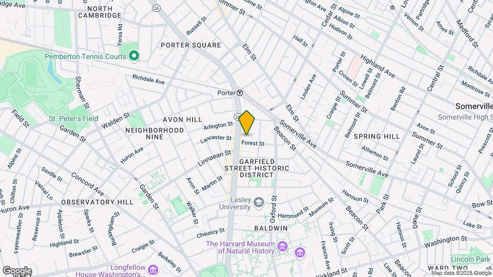 1775 Massachusetts Ave, Unit 6 Map and Location Details
