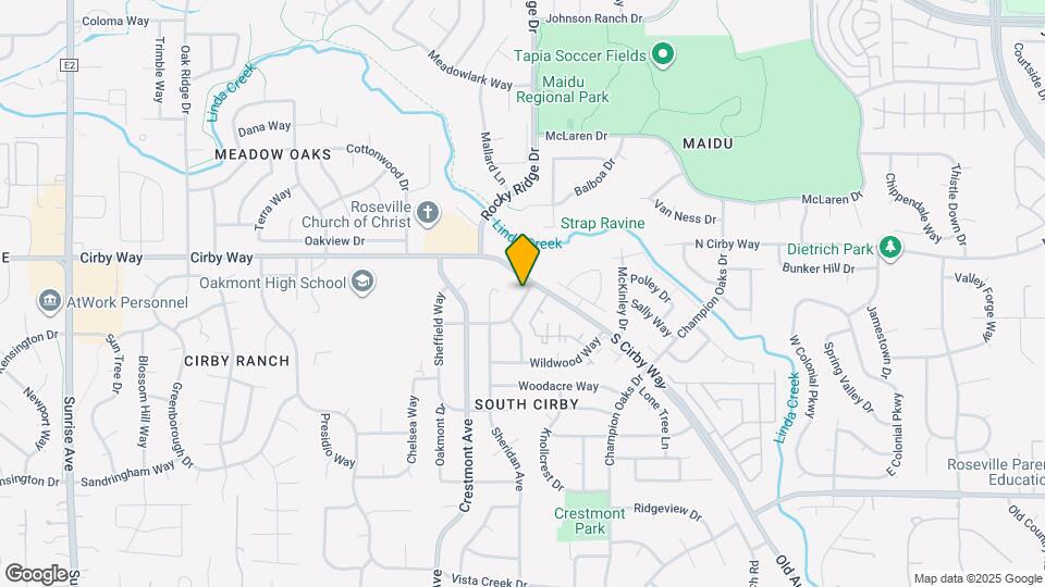 1815 Piedmont Way Map and Location Details