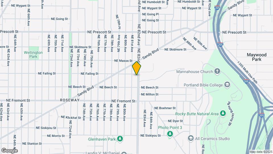 3831 NE 82nd Ave Map and Location Details