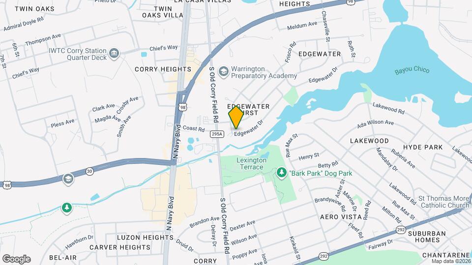 623 Edgewater Dr Map and Location Details