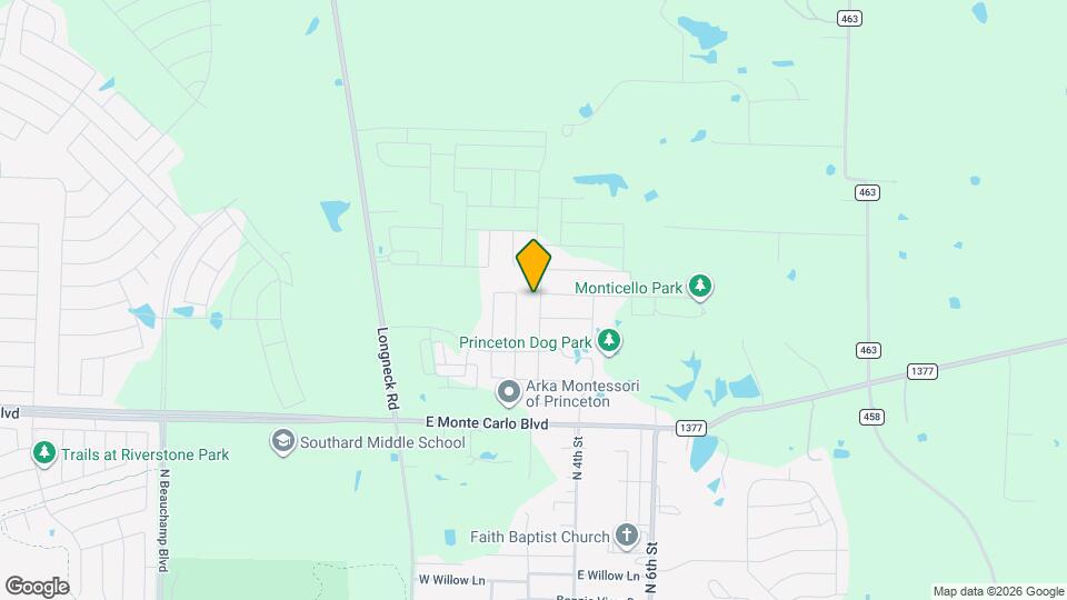 1910 Washington St Map and Location Details