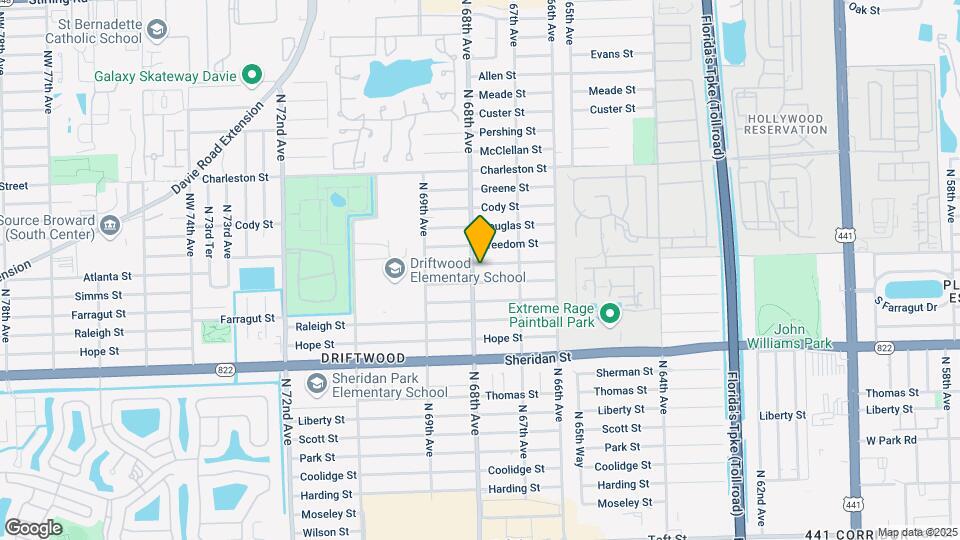 6732 Atlanta St Map and Location Details