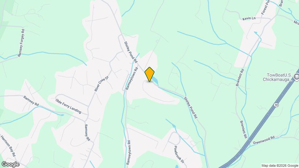 6626 Shirley Pond Rd Map and Location Details