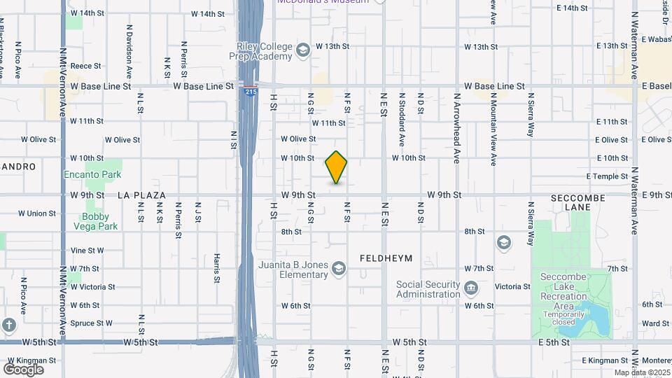632 W 9th St Map and Location Details