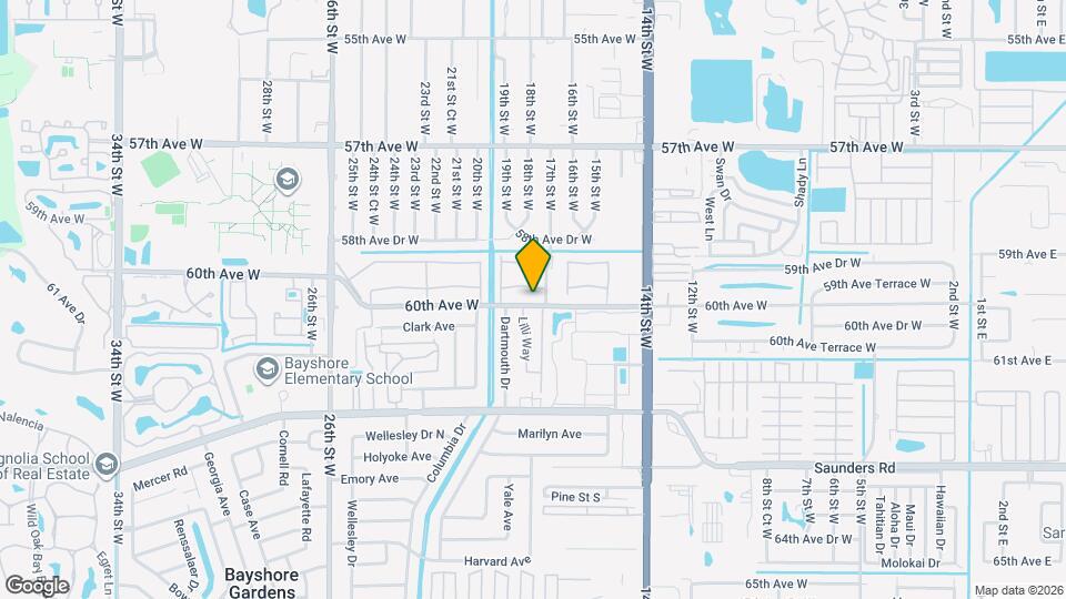 1825 Flamingo Blvd Map and Location Details