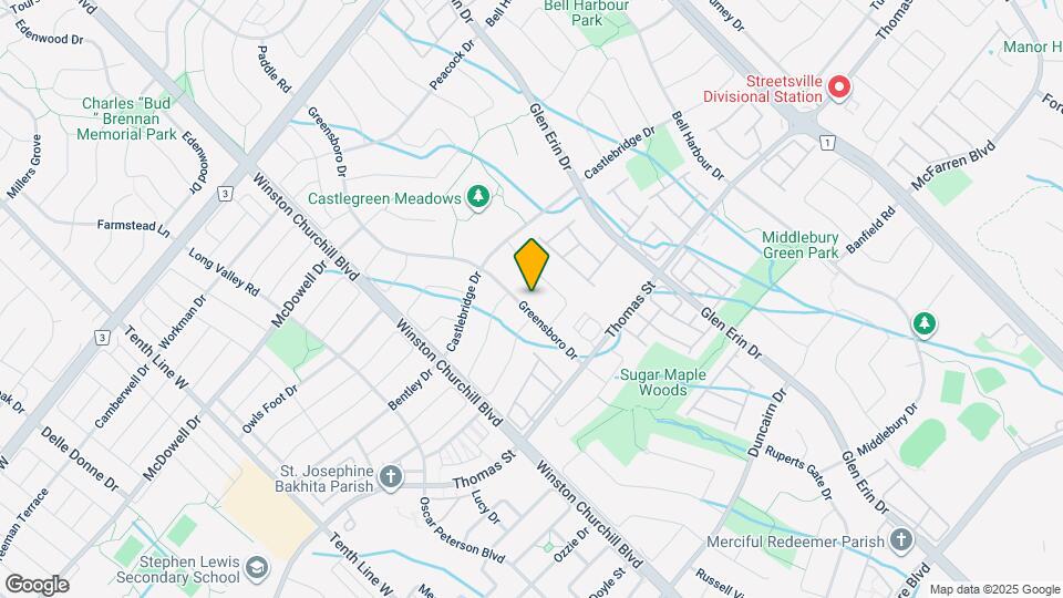 5749 Greensboro Dr Map and Location Details