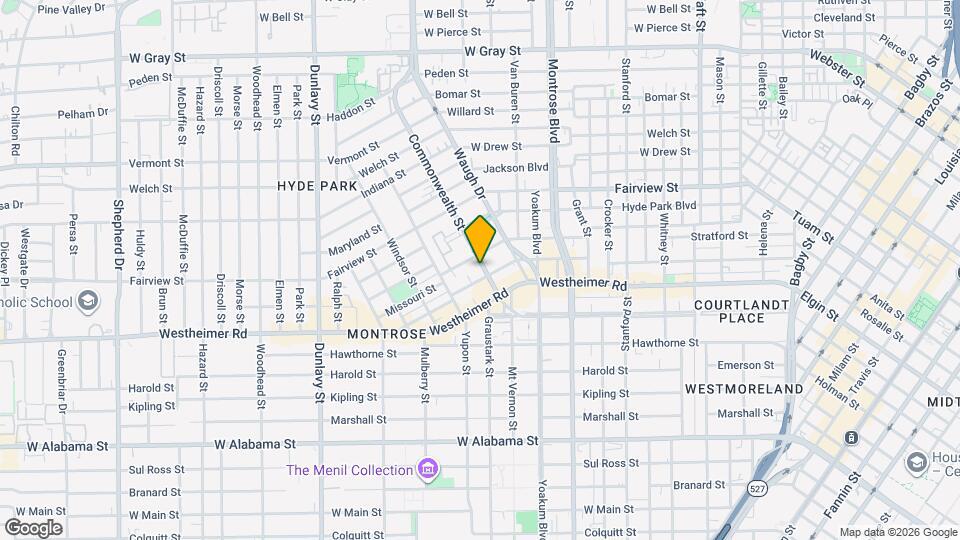 2626 Commonwealth St Map and Location Details